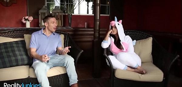  Cute lil (Sophia Leone) gets fuckedi n unicorn pajamas - Reality Junkies